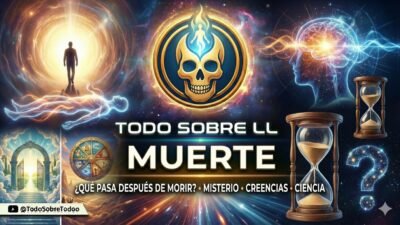 Ilustracion editorial sobre la pregunta por la conciencia, la muerte y la posibilidad de una continuidad post mortem.