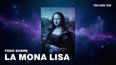 Retrato de La Gioconda de Leonardo da Vinci, la obra de arte mas famosa del mundo expuesta en el Louvre