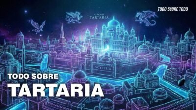 Mapa historico europeo del siglo XVII mostrando el vasto territorio de Tartaria en Asia central