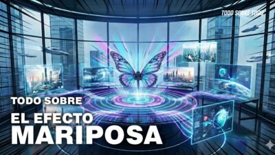 Atractor de Lorenz con forma de mariposa, figura matematica emblematica de la teoria del caos