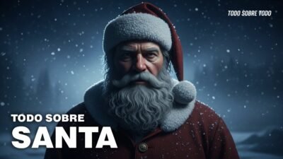 Representacion del Santa Claus moderno con su vestimenta roja