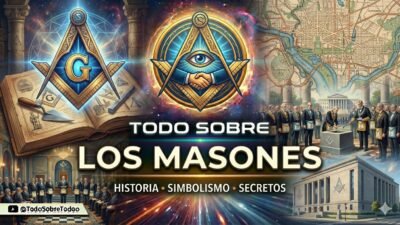 Simbolos masonicos con escuadra, compas y letra G sobre fondo oscuro