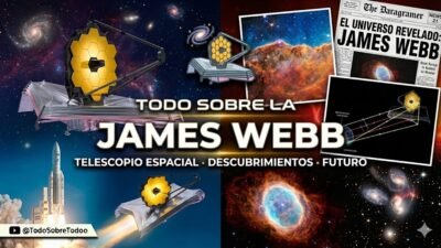 Imagen del Telescopio Espacial James Webb desplegado en el espacio