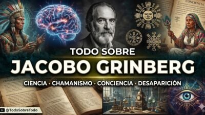Ilustracion editorial sobre Jacobo Grinberg, la conciencia y la neurofisiologia.